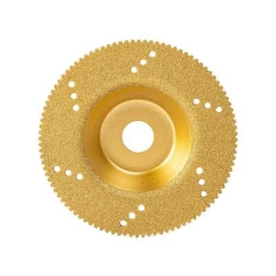 Qifeng Manufacturer 100mm Vacuum Brazed Cup Wheels/Diamond Cutting Blade/Diamond Disc/Diamond Saw Blade/Diamond Tool for Stones