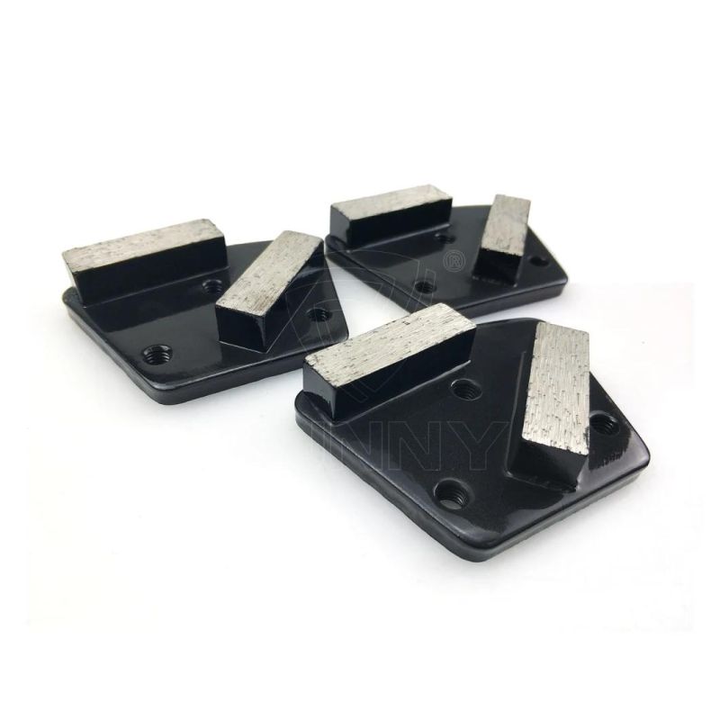 Black Trapezoid Diamond Grinding Pads for Concrete Abrasive Tool