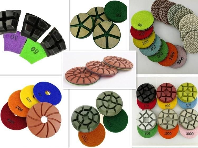 Wet Flexible Diamond Polishing Pad for Stone and Concrete