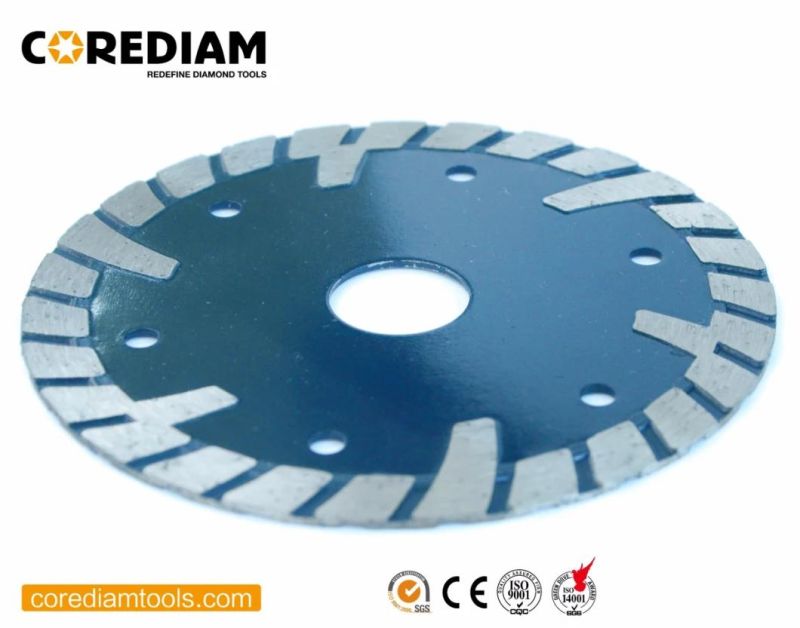 9-Inch/230mm Turbo Granite Blade with Protective Segments for Stone Materials/Diamond Tool/Cuttting Disc