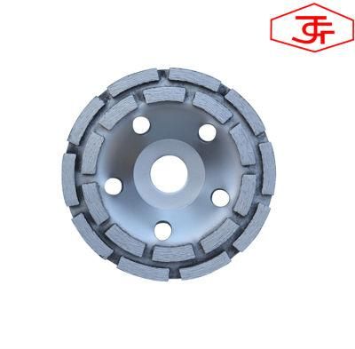 Double Row Diamond Grinding Cup Wheel for Granite