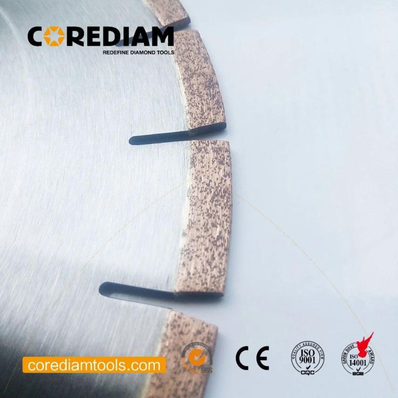 16-Inch/400mm Brazed Cutting Blade for Marble Materials/Diamond Tool/Cutting Disc