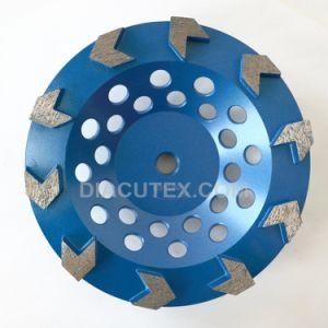 7inch 5/8&quot; Thread Diamond Cup Grinding Wheel Disc for Concrete Surface Grinding