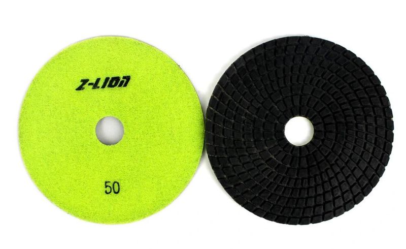 125mm Resin Diamond Abrasive Polishing Pad Wet Polishing Pad for Stone