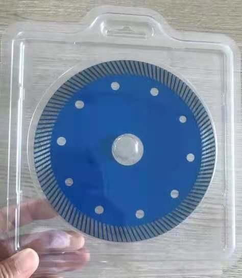 180mm Hot Pressed Sintered Turbo Diamond Saw Blade with Flange for Stone Cutting