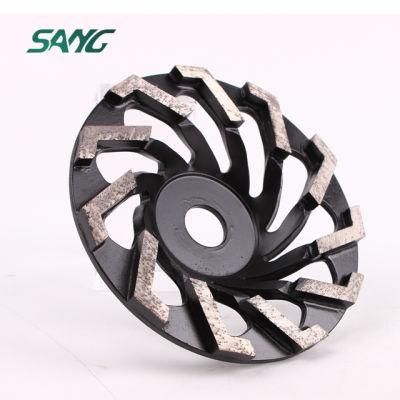 Diamond Tools Abrasive Bolck Grinding Cup Wheel for Concrete L Type Segment