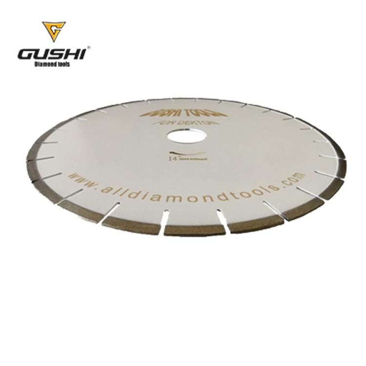 Fish Hook Slot Dekton Bridge Saw Blade Wet Cutting