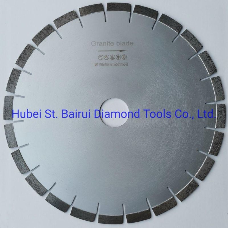 14inch 350mm High Quality Fan Shape Segment Granite Cutting Tools Diamond Saw Blade