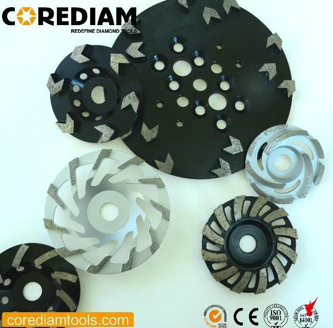 105mm Arrow Segment Concrete Grinding Cup Wheel/Diamond Tool