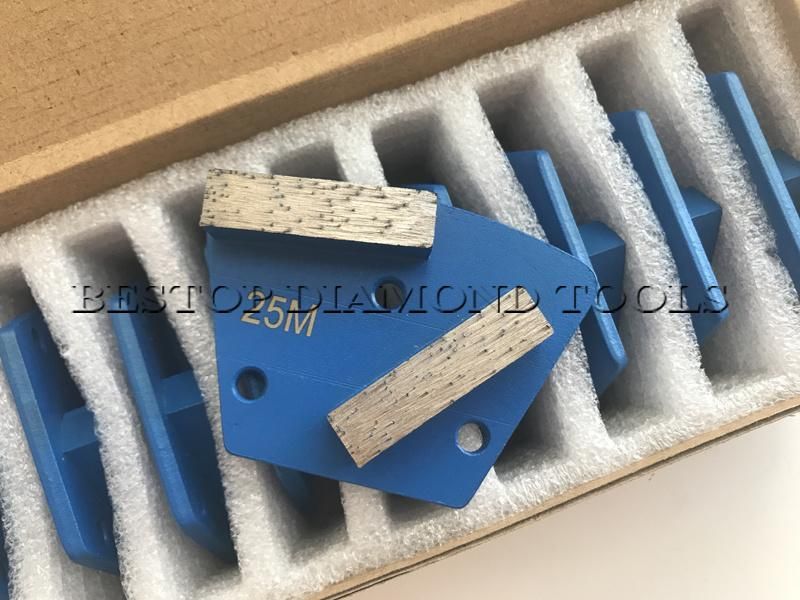 Trapezoid Diamond Grinding Tooling for Concrete