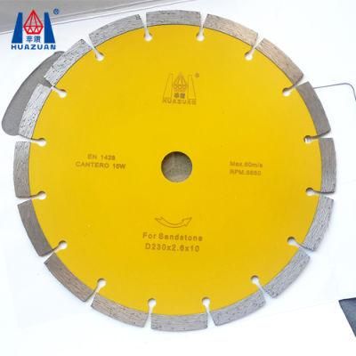 Hot Press Sintered 230mm Sandstone Segmented Diamond Saw Blade