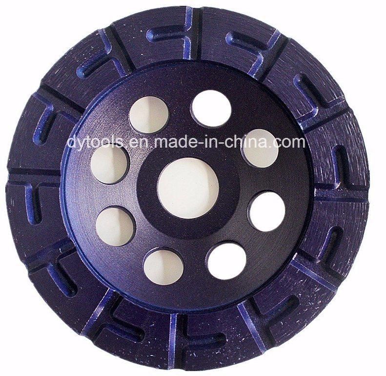 "U" Row Diamond Cup Grinding Wheel for Grinding Concrete Surface and Floor