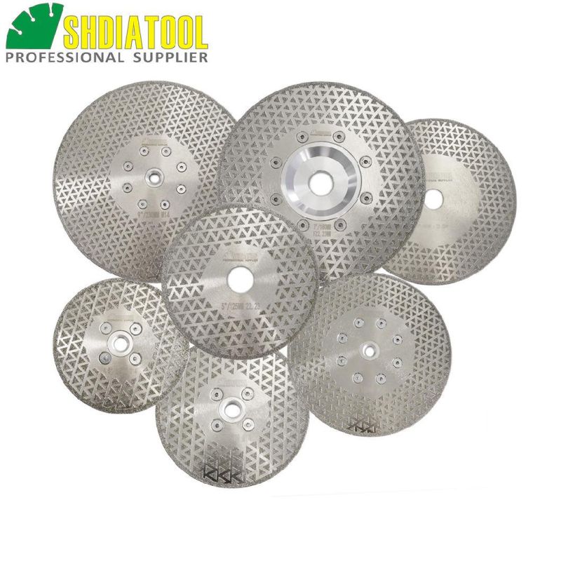 Electroplated Diamond Cutting and Grinding Discs for Granite & Marble, Both Side Coated