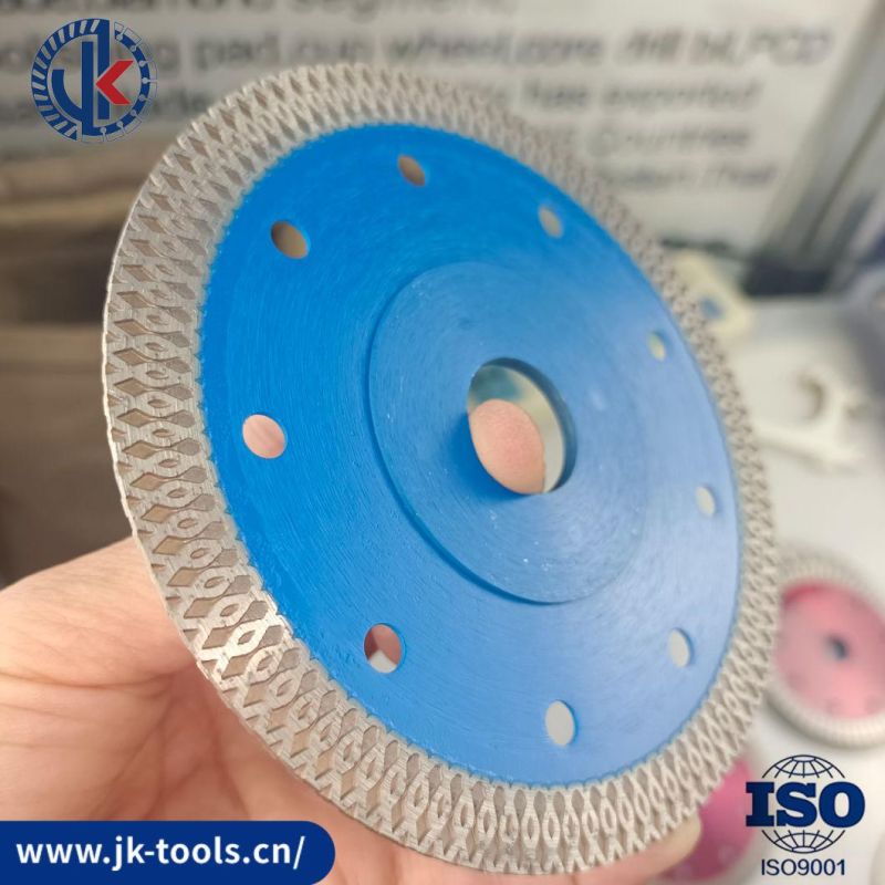 Diamond Saw Blade for Cutting Tile Ceramic Hard Porcelain Dekton Hot Press with Flange