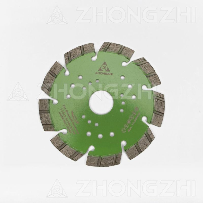 7′′ Diamond Saw Blade with Laser Turbo Bevel Segments for Stone Fast Cutting