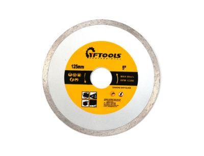 5&quot; Continuous Diamond Circular Saw Blade Cutting Disc