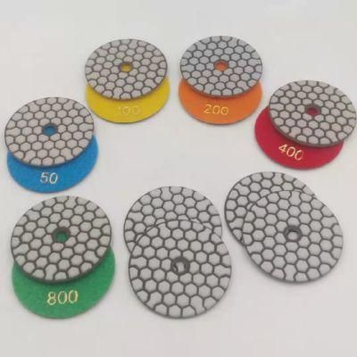 7 Steps Diamond Dry Polishing Pad for Different Stones Polishing