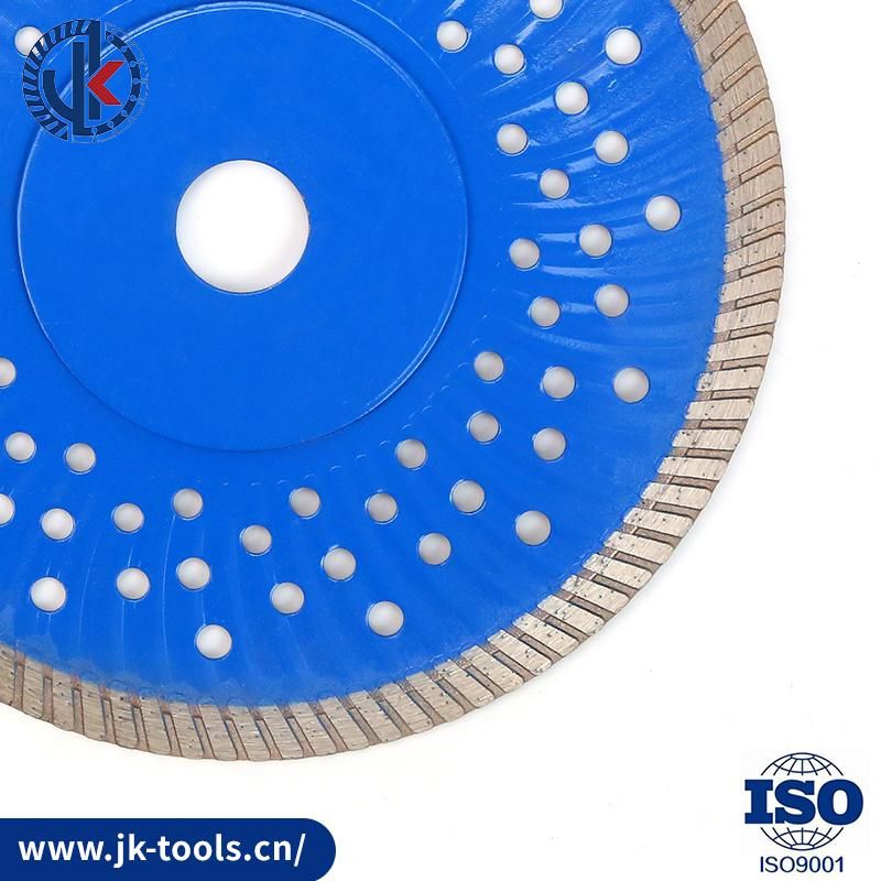 D180mm Hot Press Diamond Cutting Disc Circular Saw Blade with Strengthening Rib and Own Flange for Stone/Marble/Granite