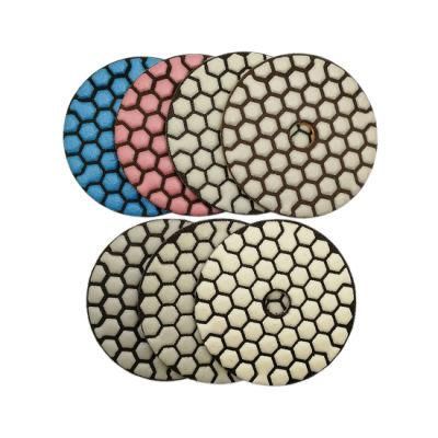 3&quot;/80mm Diamond Resin Bond Dry Polishing Pads for Granite &amp; Marble Diamond Polishing Pad