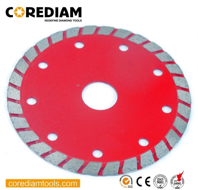 4-Inch/16-Inch Sinter Hot-Pressed Diamond Turbo Saw Blade for Bricks, Slate, Concrete and Masonry/Cutting Disc/Diamond Tools