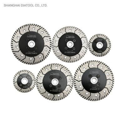 Diamond Cutting Grindng Disc Saw Blade Dual Blade Cut Grind Sharpen Granite Marble Concrete