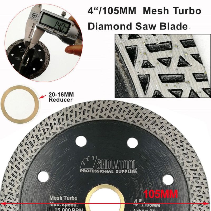 Hot Pressed Sintered Mesh Turbo Diamond Blade