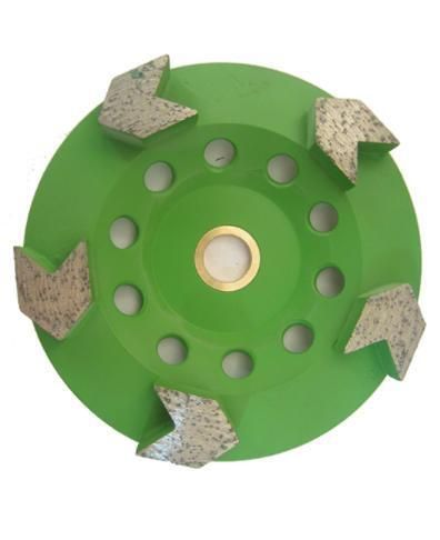 4 Inch Arrow Diamond Grinding Cup Wheel for Concrete Floor