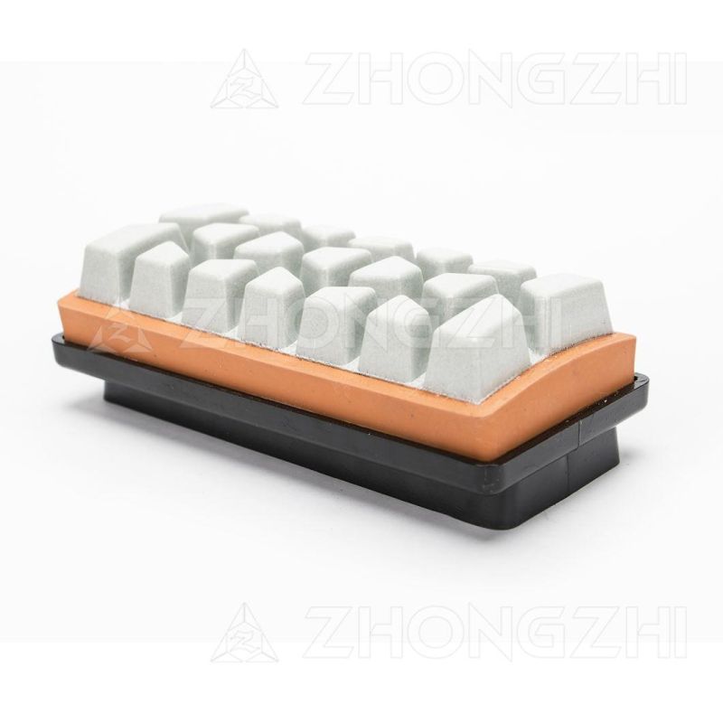 Glazed Ceramic Tiles Surface Diamond Polishing Tools with Flexible Base