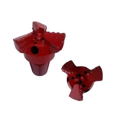 High Efficiency 3 3/4 Inch Diamond Cutters PDC Drag Bit High Manganese Steel with 3, 4, 5 Wings