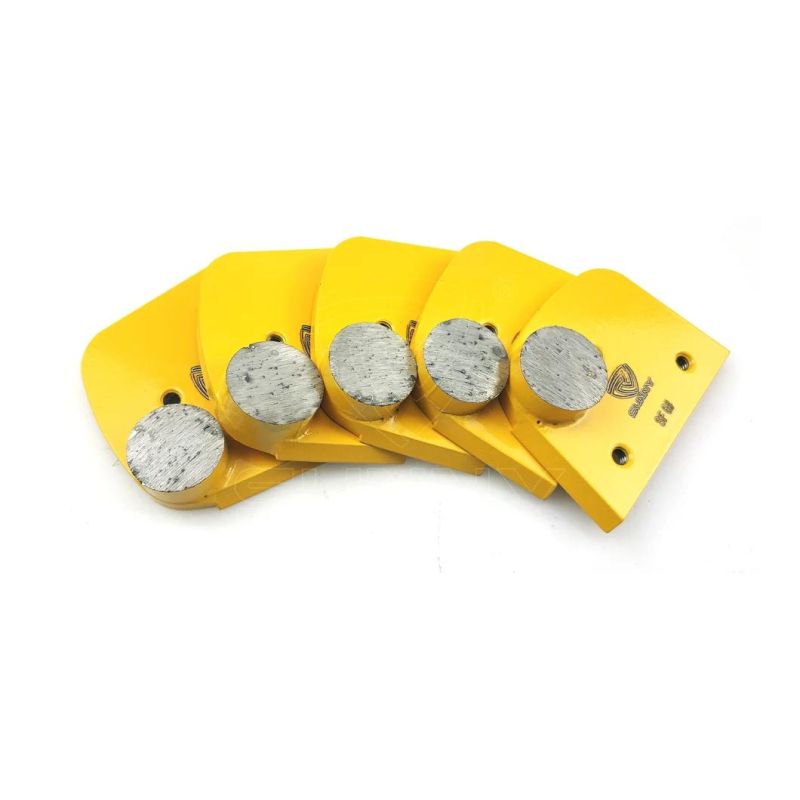 Lavina Diamond Grinding Shoe with Single Round Segment for Concrete Floor Grinder