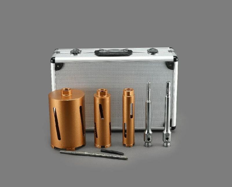 China Factory Standard 3pieces Dry Core Drill Bit Set