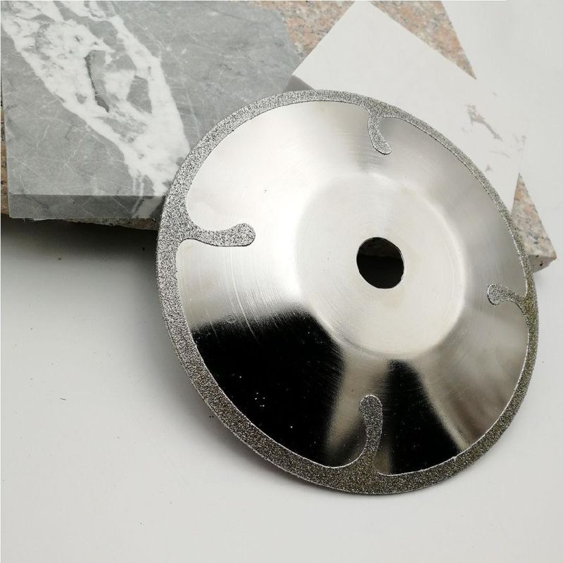 Bowl-Shaped Electroplated Diamond Cutting and Grinding Discs for Granite & Marble