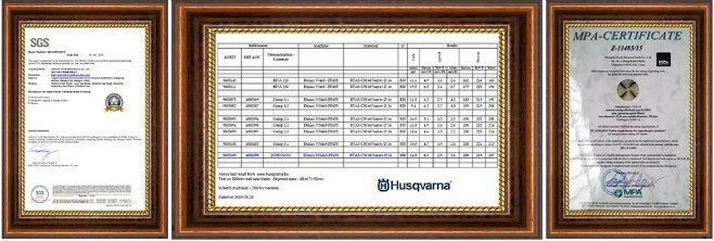 600-1600mm Diamond Saw Blade for Reinforced Concrete Cutting