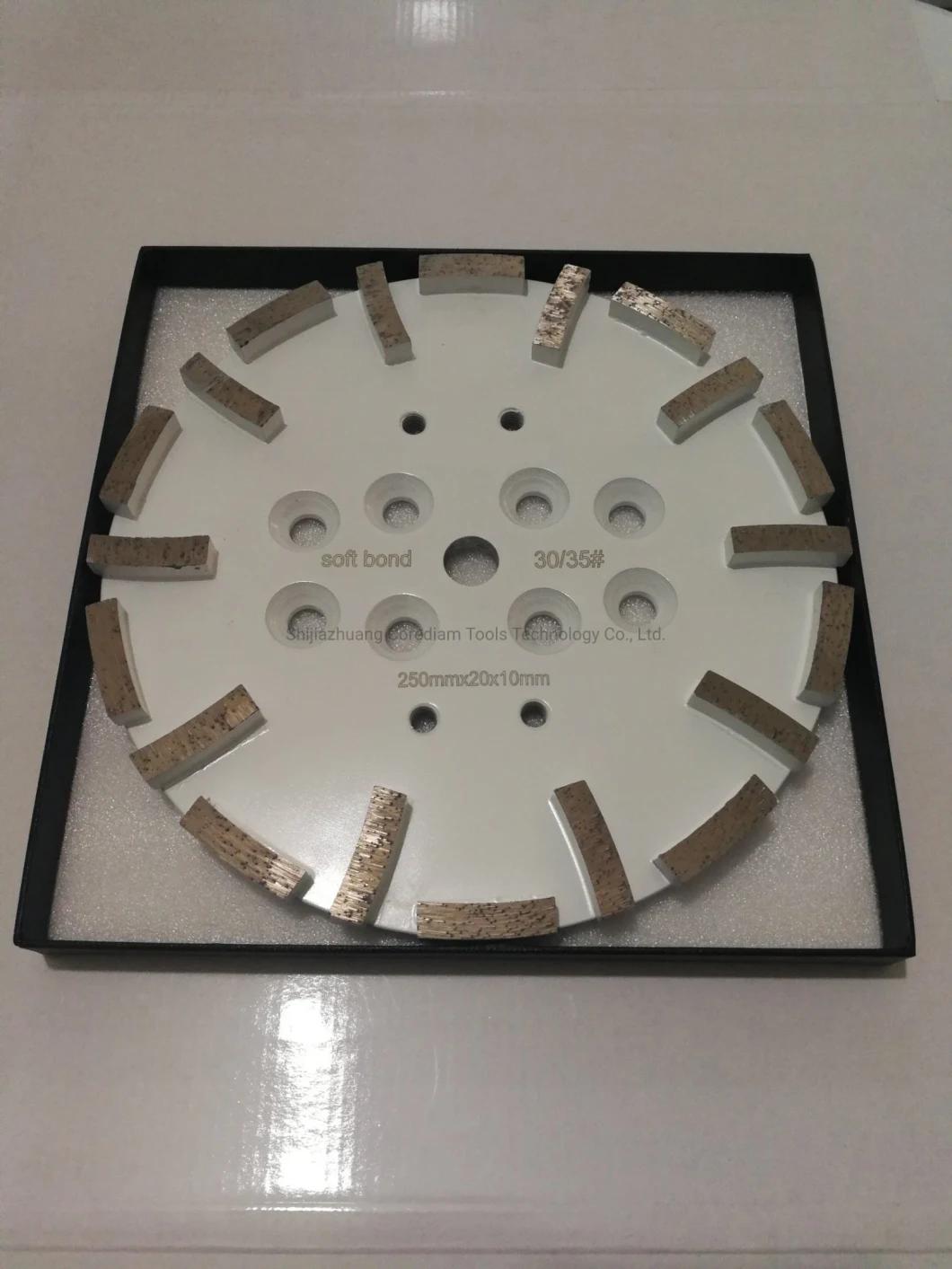 254mm Concrete Grinding Disc with Arrow Segments/Grinding Tools