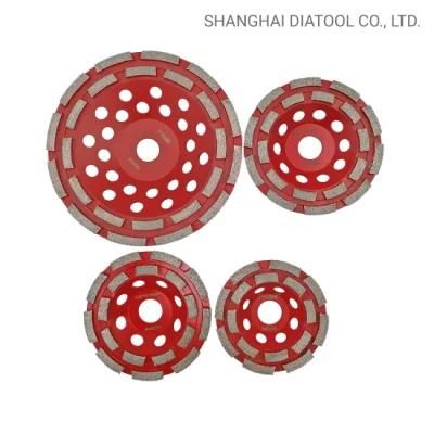 Arbor Segmented Diamond Turbo Grinding Cup Wheel for Concrete