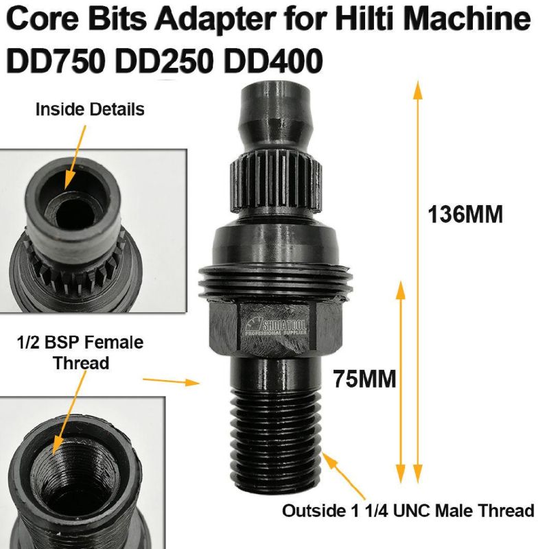 M14 to M10 or M14 to 5/8 or 5/8 to M14 Connection Converter Diamond Core Bits Adapter Grinding Wheel Adapter