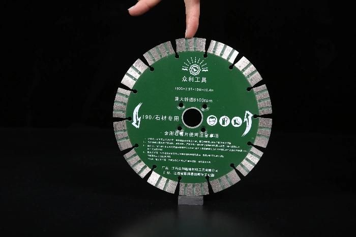 190 mm Cutting Tool Saw Blade for Hard Granite Cutting