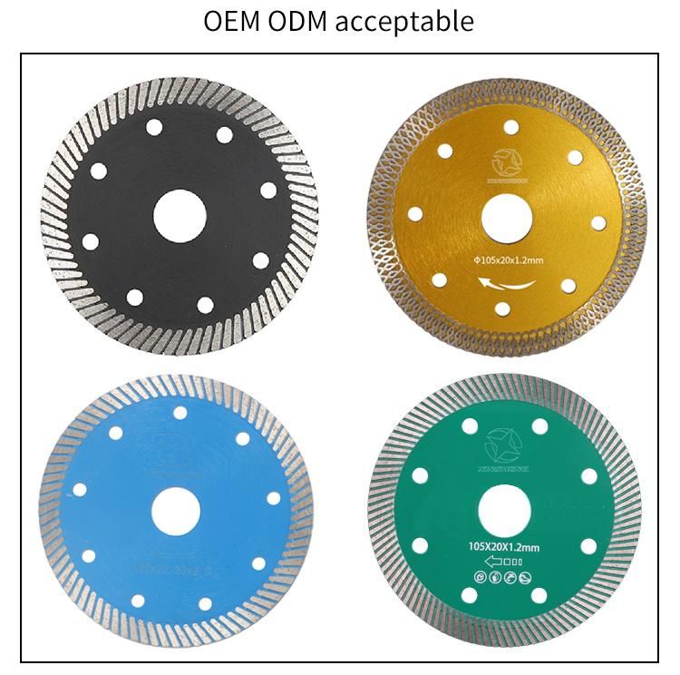 Hot Press Segmented Diamond Concrete Cutting Blade with Different Inner Holes