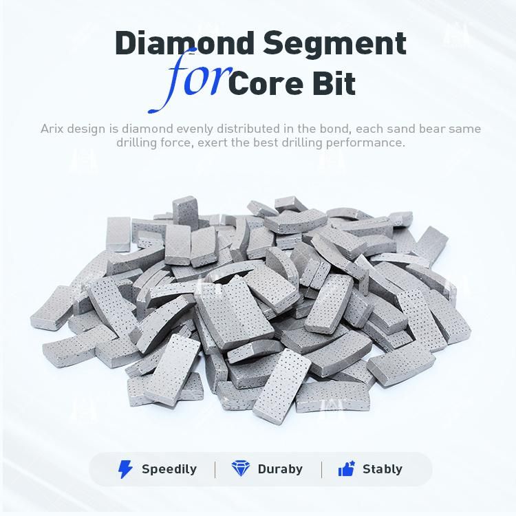 Huazuan Arix Diamond Core Drill Bit Segment for Concrete
