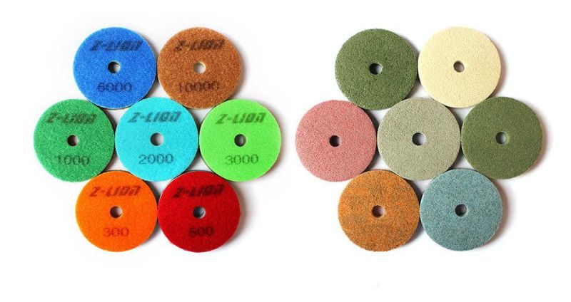 High Quality Sponge Pad Diamond Polishing Pad for Stone Granite Marble