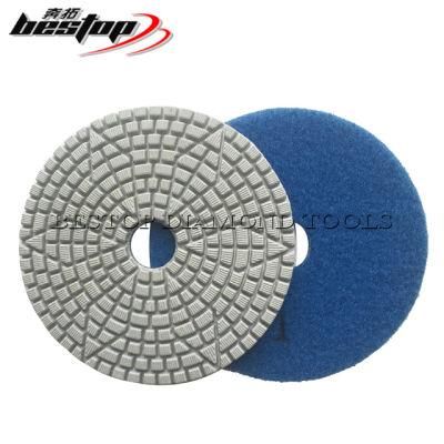 D100mm 3 Step Diamond Grinding Pad for Quartz Stone