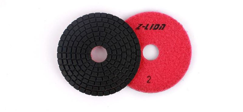 4inch 3 Steps Polishing Pad for Stone Marble Granite