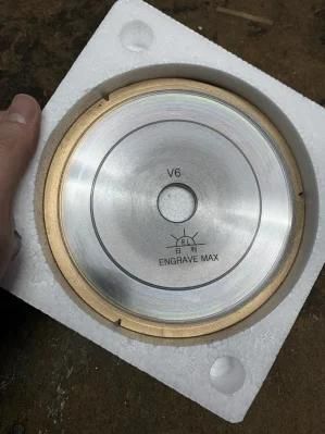 High Efficiency V6 Diamond Grinding Wheel for Glass Engrave Machine