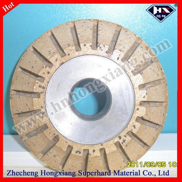 Peripheral Segmented Diamond Grinding V Wheel