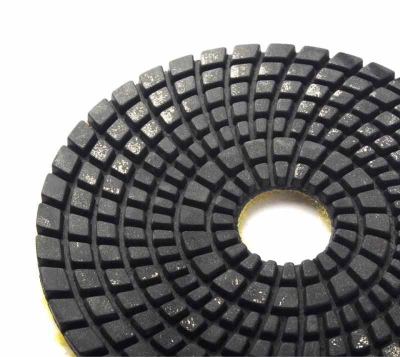 Diamond Metal Filling Resin Bond Flexible Wet Polishing Pad for Stone