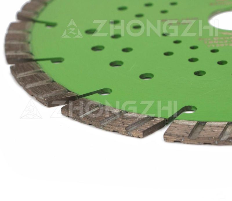 Laser Turbo Bevel Segmented Diamond Saw Blade for Stone