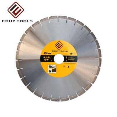 400mm Big Size Laser Welded Segment Diamond Saw Blade Welding Cutting Disc for Reinforced Granite Block Concrete