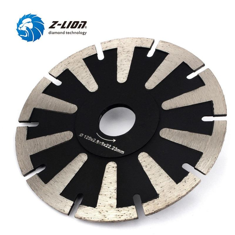 Diamond T Segment Cutting Disc with Reinforced Ring for Stone Concrete