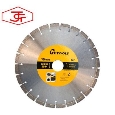 350mm Laser Welded Diamond Cutting Disc Saw Blade for Cutting Marble