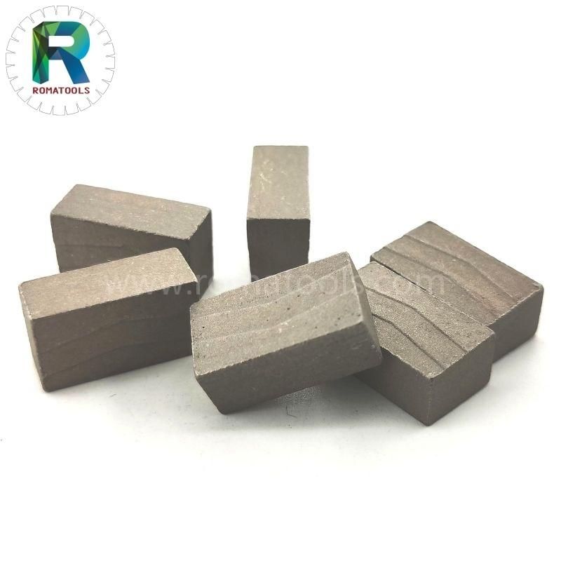 Romatools Customizated Fast Cutting Diamond Stone Segment for Granite